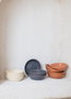 Hermia Set de 4 Cuencos de Aperitivo de Cerámica Gris NON0013
